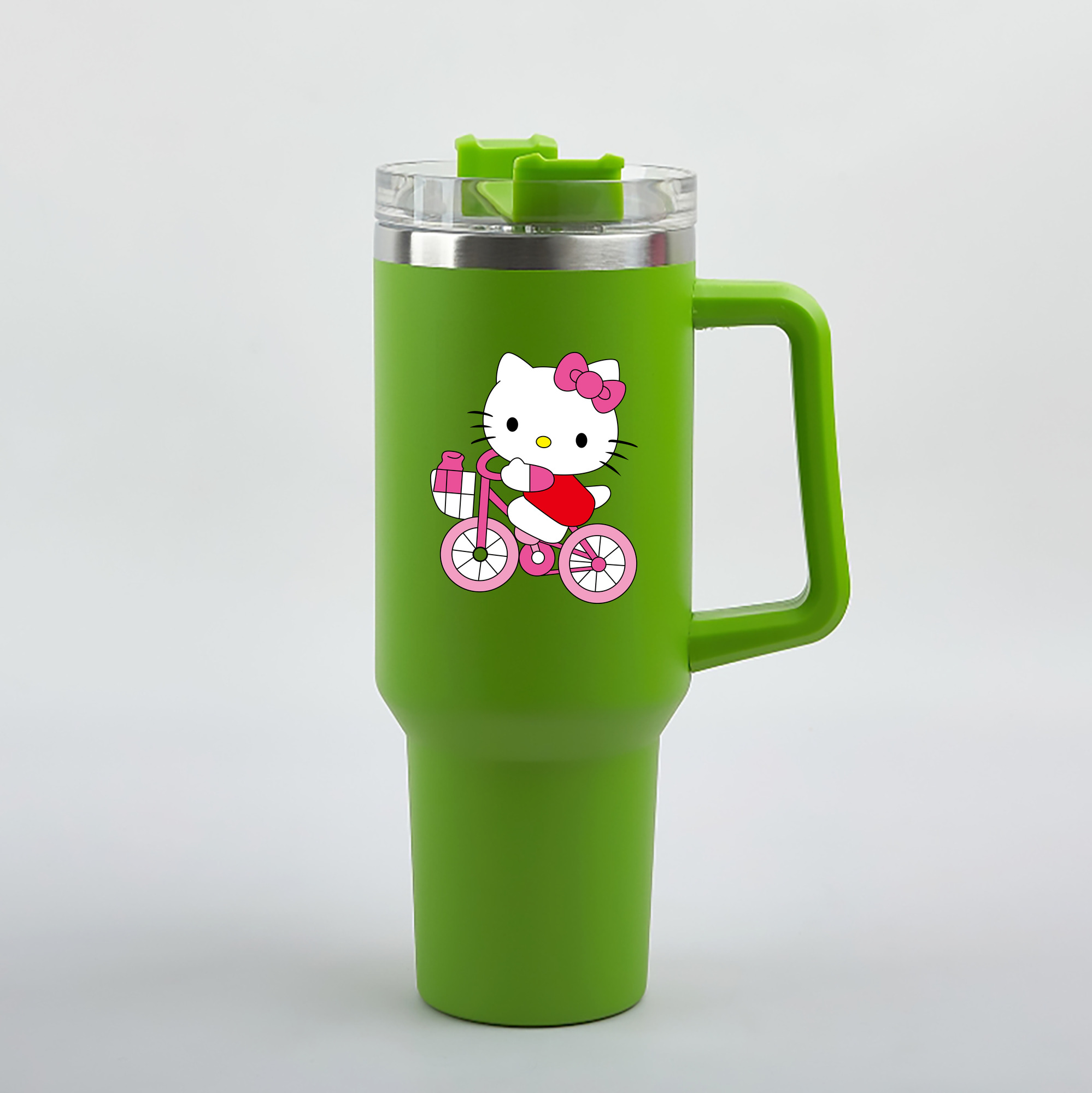 （画像用） Hello Kitty ハローキティ 1200mL車用タンブラー（カラープリント）